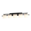 Hubbardton Forge 2009 Black Opal Glass (GG) Arc Ellipse 5 Light Sconce