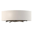 Hubbardton Forge 2011 Dark Smoke Flax Shade (SE) Brindille Sconce