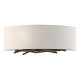 Hubbardton Forge 2011 Dark Smoke Flax Shade (SE) Brindille Sconce