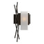 Hubbardton Forge 2012 Oil Rubbed Bronze Opal Glass (GG) Right Brindille Sconce