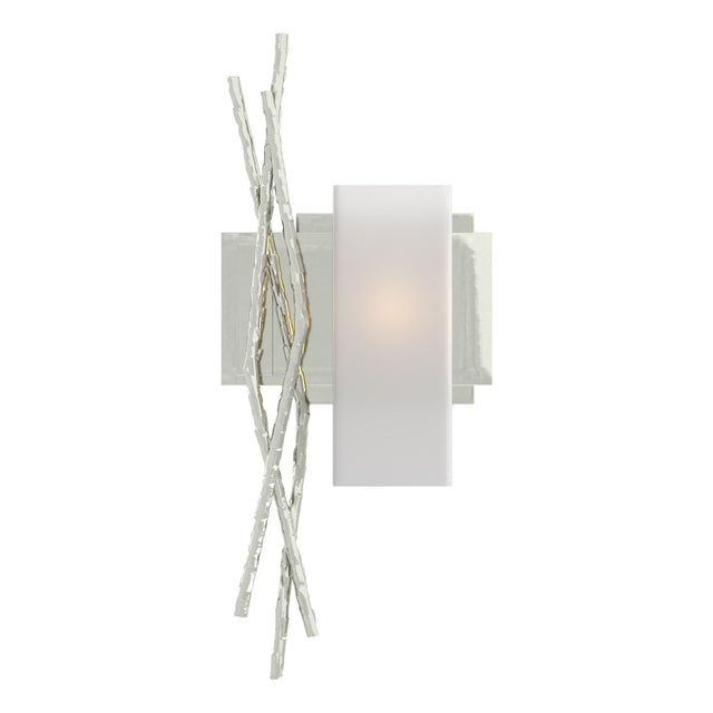 Hubbardton Forge 2012 Sterling Opal Glass (GG) Right Brindille Sconce