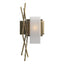 Hubbardton Forge 2012 Modern Brass Opal Glass (GG) Right Brindille Sconce