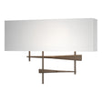Hubbardton Forge 2013 Bronze Natural Anna Shade (SF) Cavaletti Sconce