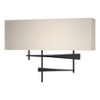 Hubbardton Forge 2013 Black Flax Shade (SE) Cavaletti Sconce