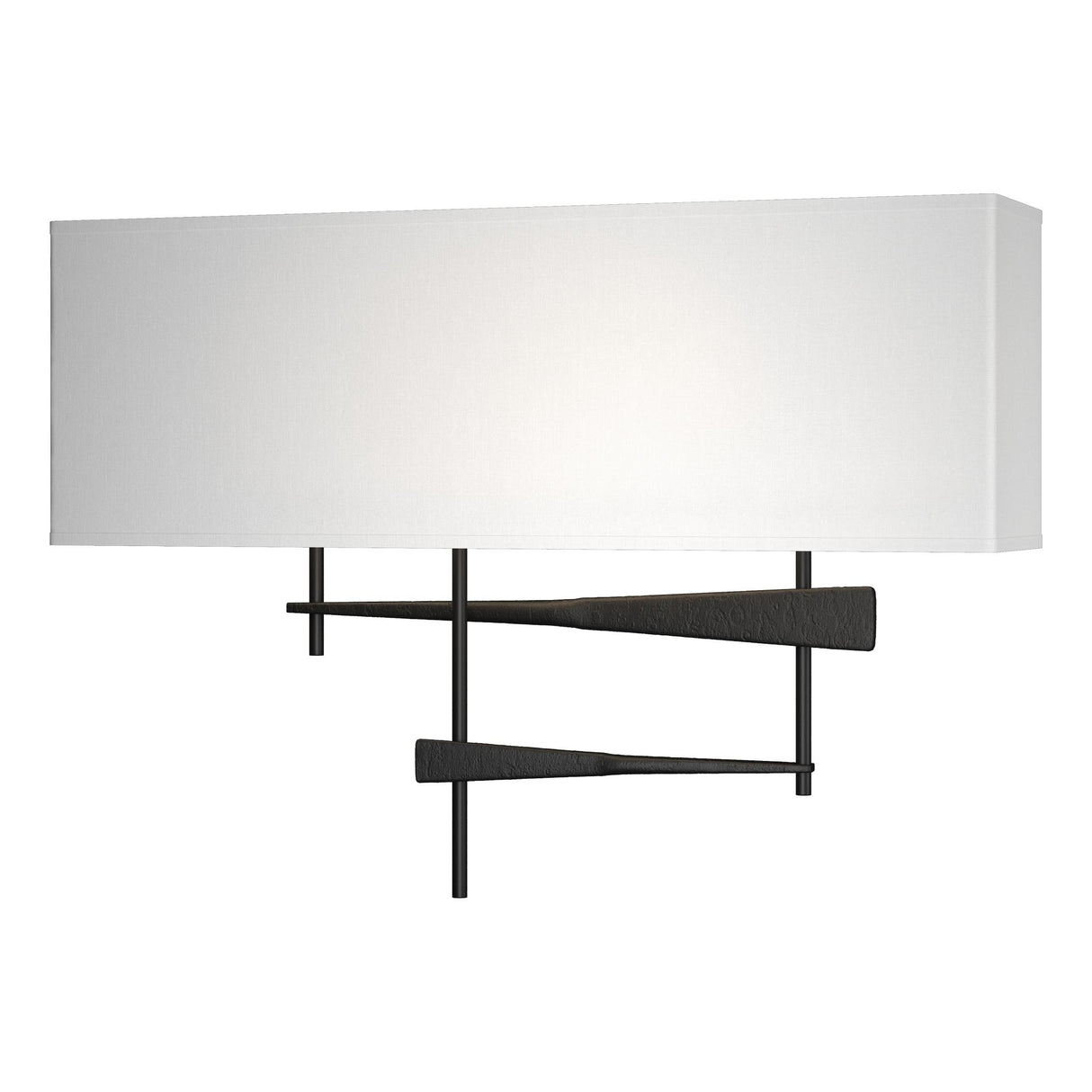 Hubbardton Forge 2013 Black Natural Anna Shade (SF) Cavaletti Sconce