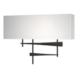 Hubbardton Forge 2013 Black Natural Anna Shade (SF) Cavaletti Sconce