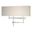 Hubbardton Forge 2013 Vintage Platinum Flax Shade (SE) Cavaletti Sconce