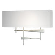 Hubbardton Forge 2013 Vintage Platinum Natural Anna Shade (SF) Cavaletti Sconce