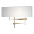 Hubbardton Forge 2013 Soft Gold Natural Anna Shade (SF) Cavaletti Sconce