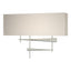 Hubbardton Forge 2013 Sterling Flax Shade (SE) Cavaletti Sconce