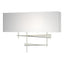 Hubbardton Forge 2013 Sterling Natural Anna Shade (SF) Cavaletti Sconce