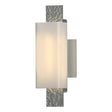 Hubbardton Forge 2014 Vintage Platinum Opal Glass (GG) Oceanus 1 Light Sconce