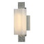Hubbardton Forge 2014 Vintage Platinum Opal Glass (GG) Oceanus 1 Light Sconce