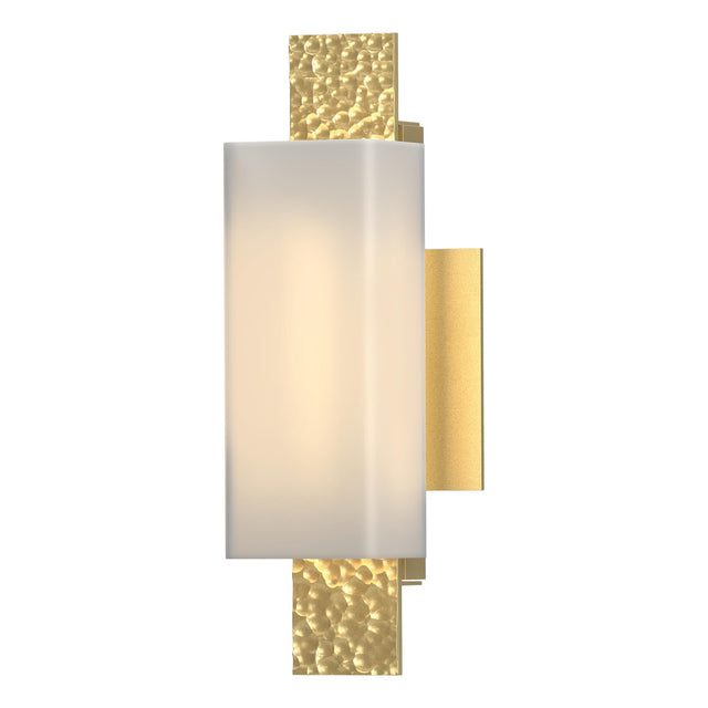 Hubbardton Forge 2014 Modern Brass Opal Glass (GG) Oceanus 1 Light Sconce