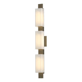 Hubbardton Forge 2014 Soft Gold Opal Glass (GG) Oceanus 3 Light Sconce