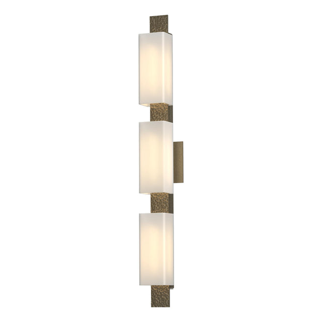 Hubbardton Forge 2014 Soft Gold Opal Glass (GG) Oceanus 3 Light Sconce