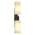 Hubbardton Forge 2012 Black Opal Glass (GG) Ondrian 2 Light Sconce