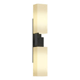 Hubbardton Forge 2012 Black Opal Glass (GG) Ondrian 2 Light Sconce