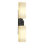 Hubbardton Forge 2012 Black Opal Glass (GG) Ondrian 2 Light Sconce