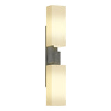 Hubbardton Forge 2012 Natural Iron Opal Glass (GG) Ondrian 2 Light Sconce