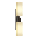 Hubbardton Forge 2012 Oil Rubbed Bronze Opal Glass (GG) Ondrian 2 Light Sconce