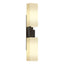 Hubbardton Forge 2012 Oil Rubbed Bronze Opal Glass (GG) Ondrian 2 Light Sconce