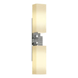Hubbardton Forge 2012 Sterling Opal Glass (GG) Ondrian 2 Light Sconce