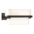 Hubbardton Forge 2005 Oil Rubbed Bronze Opal Glass (GG) Kakomi 1 Light Sconce