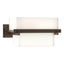 Hubbardton Forge 2005 Bronze Opal Glass (GG) Kakomi 1 Light Sconce