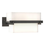 Hubbardton Forge 2005 Natural Iron Opal Glass (GG) Kakomi 1 Light Sconce