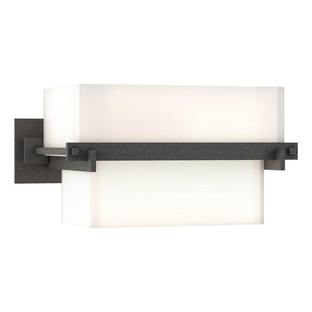 Hubbardton Forge 2005 Natural Iron Opal Glass (GG) Kakomi 1 Light Sconce