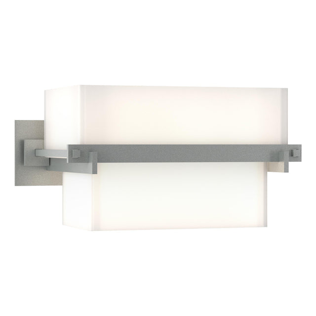 Hubbardton Forge 2005 Vintage Platinum Opal Glass (GG) Kakomi 1 Light Sconce