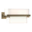Hubbardton Forge 2005 Soft Gold Opal Glass (GG) Kakomi 1 Light Sconce
