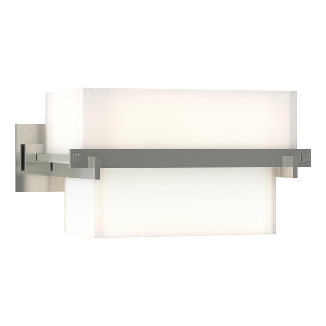 Hubbardton Forge 2005 Sterling Opal Glass (GG) Kakomi 1 Light Sconce