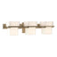 Hubbardton Forge 2005 Soft Gold Opal Glass (GG) Kakomi 3 Light Sconce