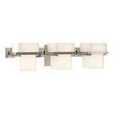 Hubbardton Forge 2005 Sterling Opal Glass (GG) Kakomi 3 Light Sconce