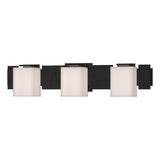 Hubbardton Forge 2005 Black Opal Glass (GG) Impressions 3 Light Sconce