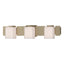 Hubbardton Forge 2005 Soft Gold Opal Glass (GG) Impressions 3 Light Sconce