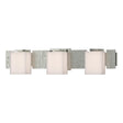 Hubbardton Forge 2005 Sterling Opal Glass (GG) Impressions 3 Light Sconce