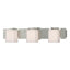 Hubbardton Forge 2005 Sterling Opal Glass (GG) Impressions 3 Light Sconce