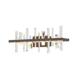 Hubbardton Forge 2017 Bronze Crystal Solitude LED Sconce