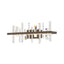 Hubbardton Forge 2017 Bronze Crystal Solitude LED Sconce