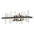 Hubbardton Forge 2017 Black Crystal Solitude LED Sconce