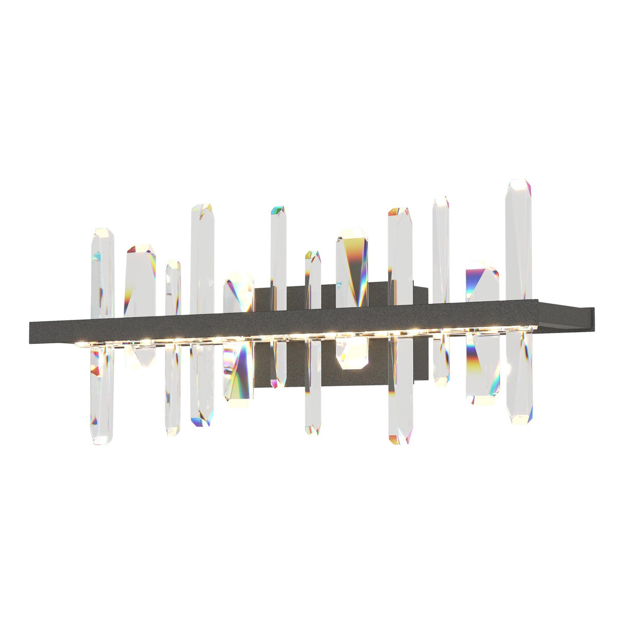 Hubbardton Forge 2017 Natural Iron Crystal Solitude LED Sconce