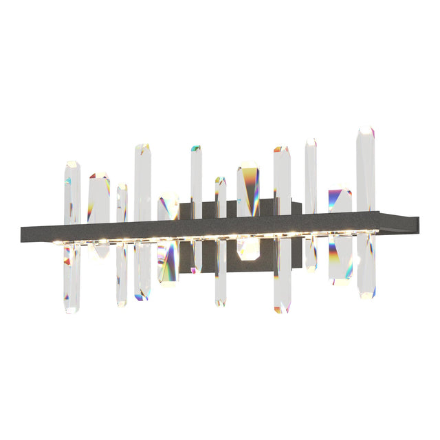 Hubbardton Forge 2017 Natural Iron Crystal Solitude LED Sconce