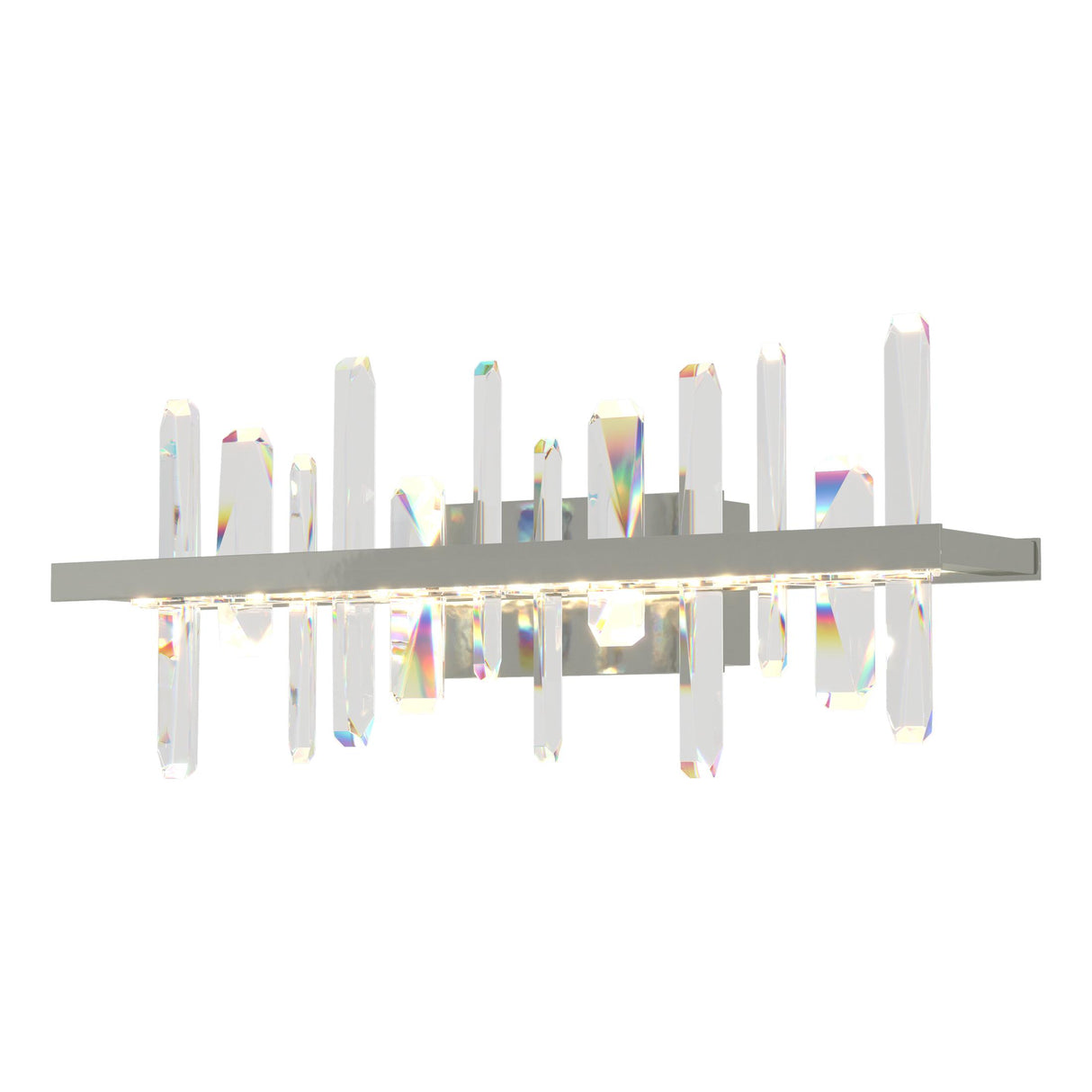 Hubbardton Forge 2017 Sterling Crystal Solitude LED Sconce