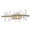 Hubbardton Forge 2017 Soft Gold Crystal Solitude LED Sconce