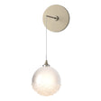 Hubbardton Forge 2023 Soft Gold Frosted Glass (FD) Fritz Globe Low Voltage Sconce