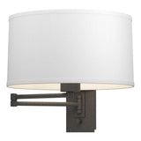 Hubbardton Forge 2009 Natural Iron Natural Anna Shade (SF) Simple Swing Arm Sconce