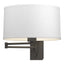 Hubbardton Forge 2009 Natural Iron Natural Anna Shade (SF) Simple Swing Arm Sconce